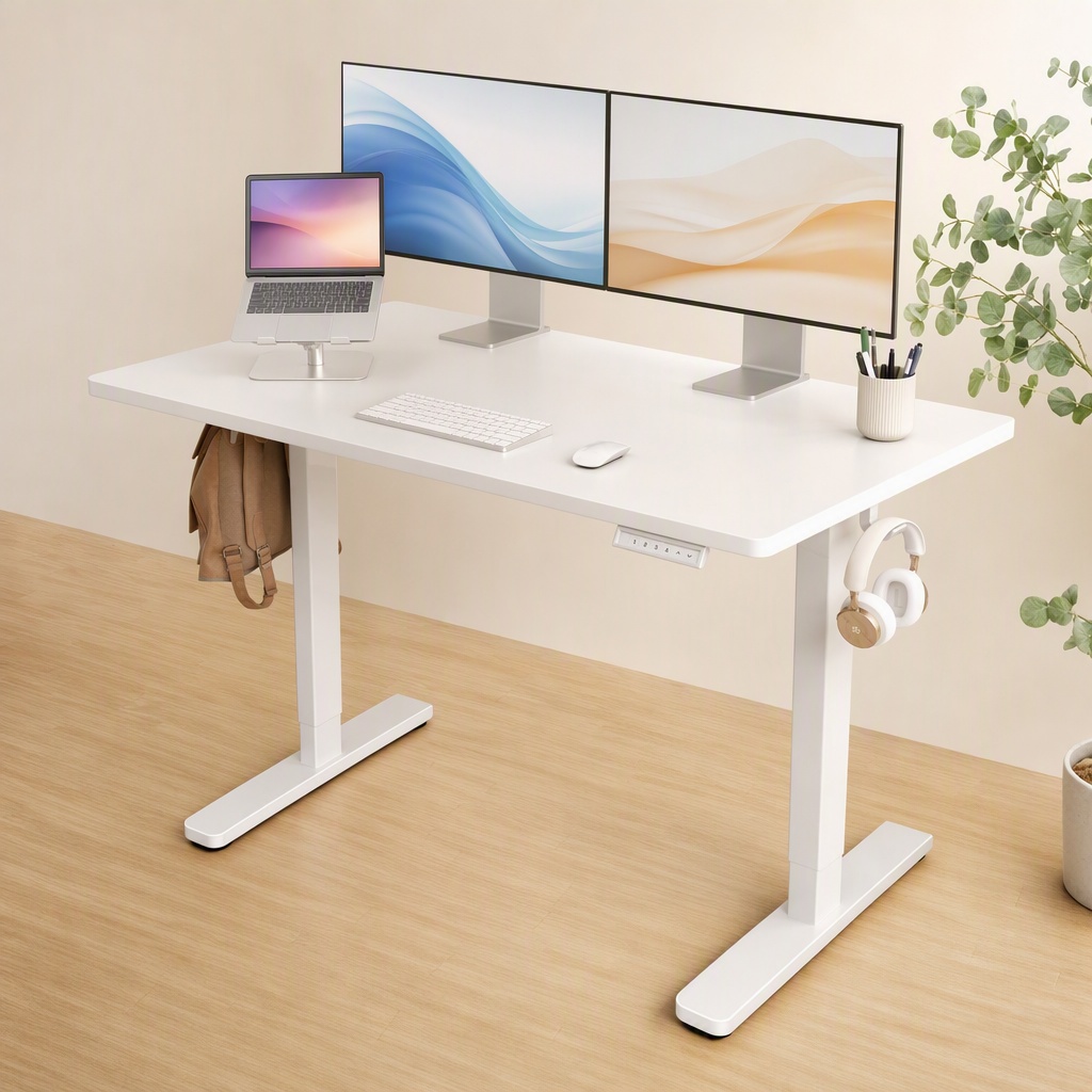 Desk Setup Height - Scrivania Elettrica Regolabile in Altezza, Piano