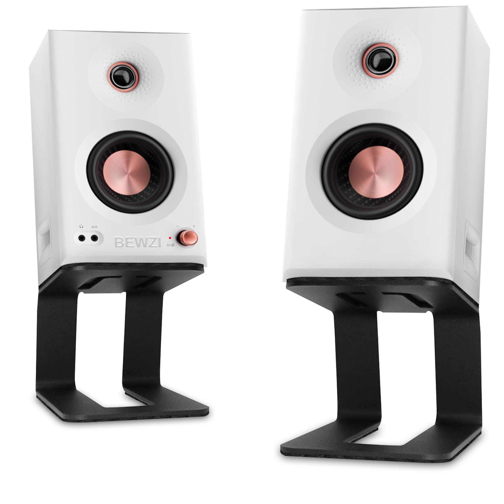 Desk Setup Speakers - Supporto per altoparlanti da 2 pezzi,