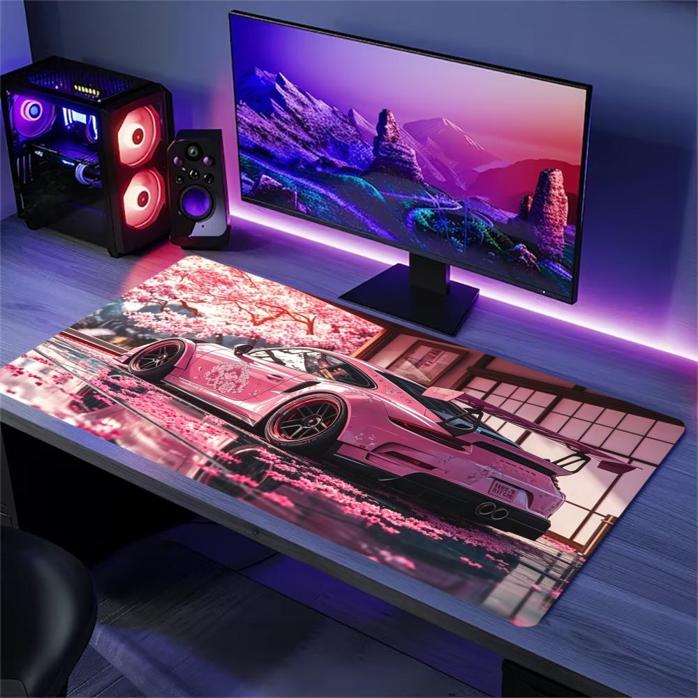 Desk Setup Pc And Laptop - Tappetino da Scrivania Esteso Sakura Sports