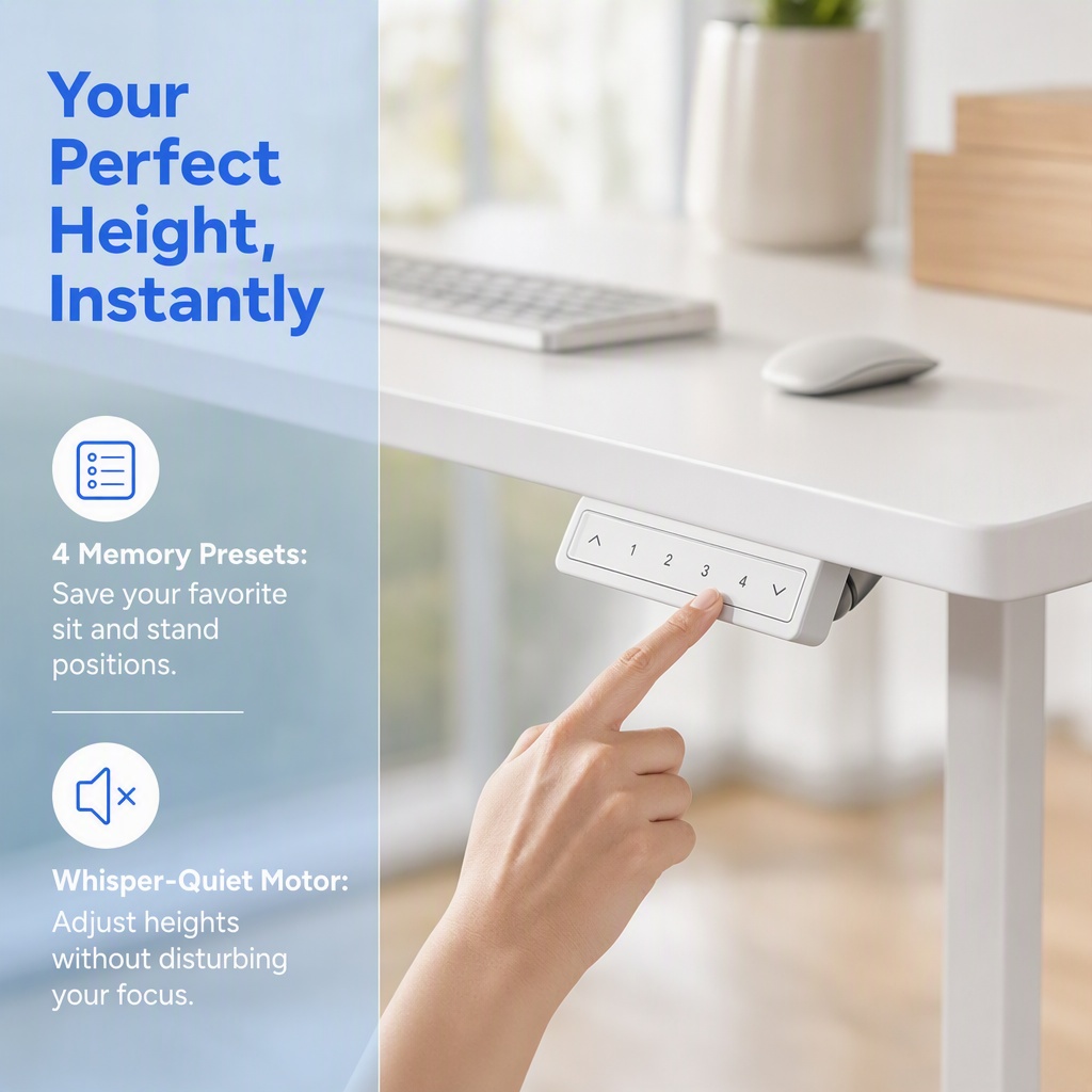 Scrivania Elettrica Regolabile - Desk Setup Height recensione e prezzo