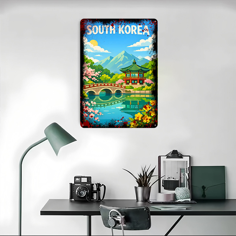Poster di Viaggio della Corea  - Desk Setup Poster recensione e prezzo
