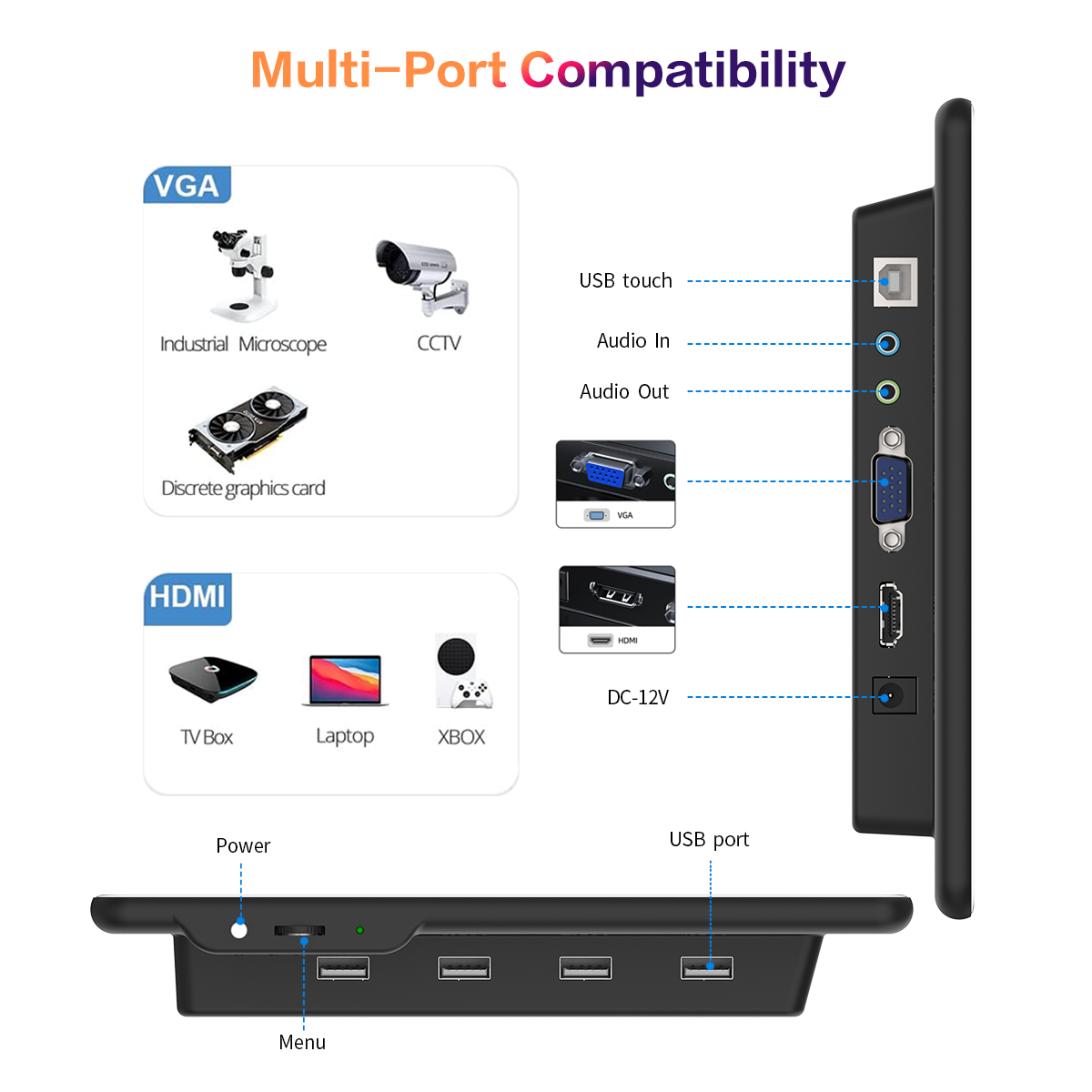 Nuovo Monitor LCD Portatile To - Desk Setup Speakers recensione e prezzo