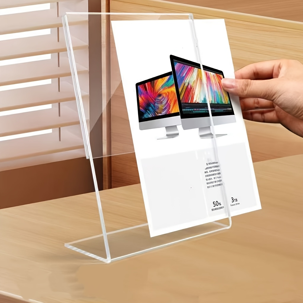 4 pezzi di supporti per menu t - Desk Setup Poster recensione e prezzo