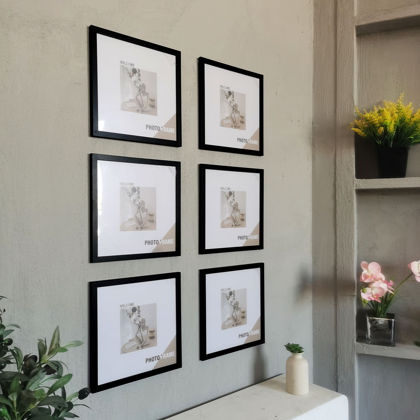 3 pezzi cornici per foto quadr - Desk Setup Poster recensione e prezzo