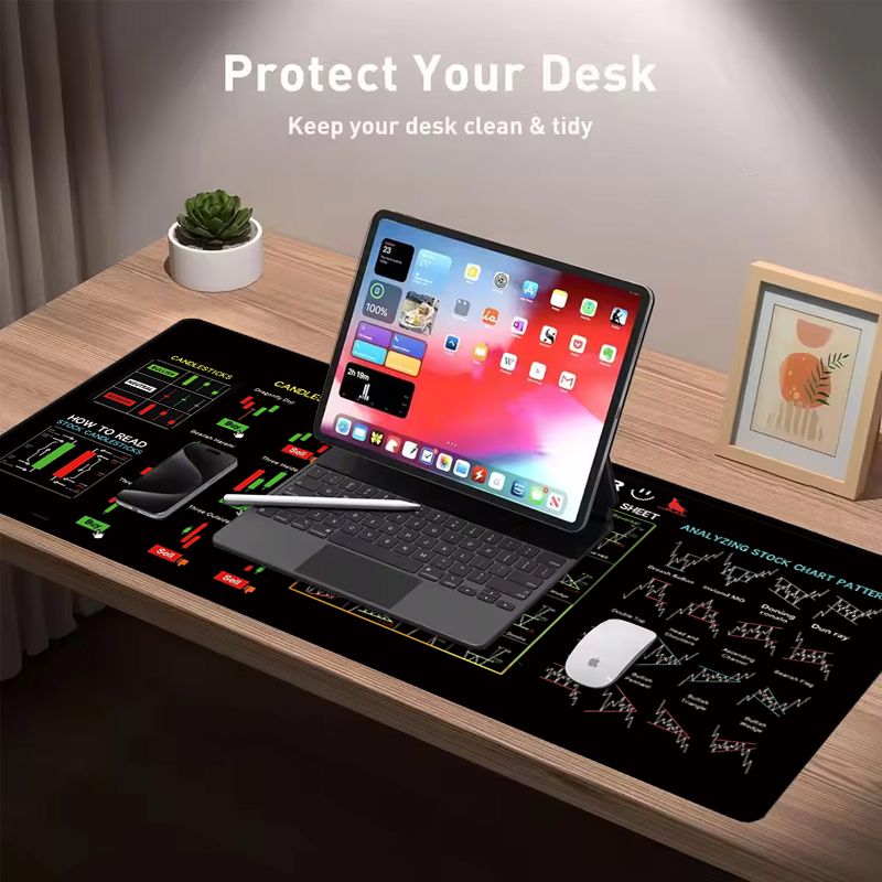EXCO Stock Market Trader Tappe - Desk Pad Leather Large recensione e prezzo