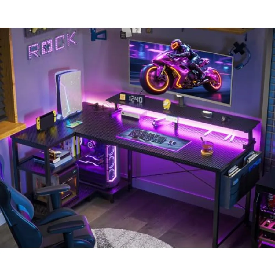 Scrivania da gaming a forma di - Desk Setup L Shaped recensione e prezzo