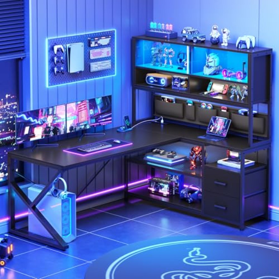 Scrivania da gaming a forma di - Desk Setup L Shaped recensione e prezzo