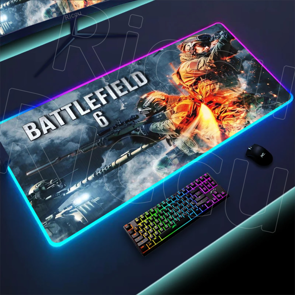 Nuovo Gamer Rgb Tappetino da s - Desk Setup Rgb recensione e prezzo