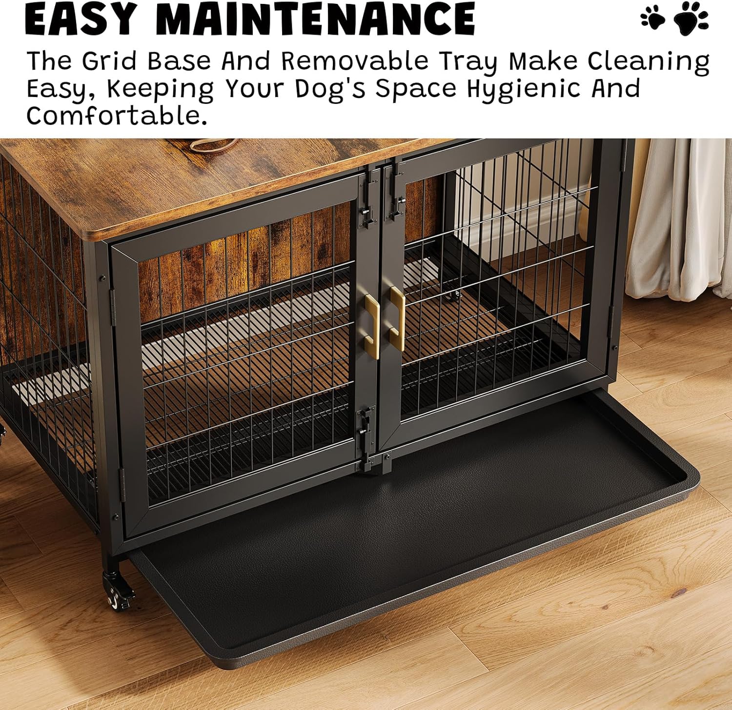 Mobile per Cani in Legno da 37 - Desk Setup Wood recensione e prezzo
