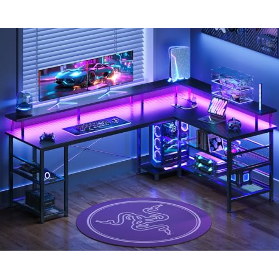 Scrivania da gaming a forma di - Desk Setup L Shaped recensione e prezzo