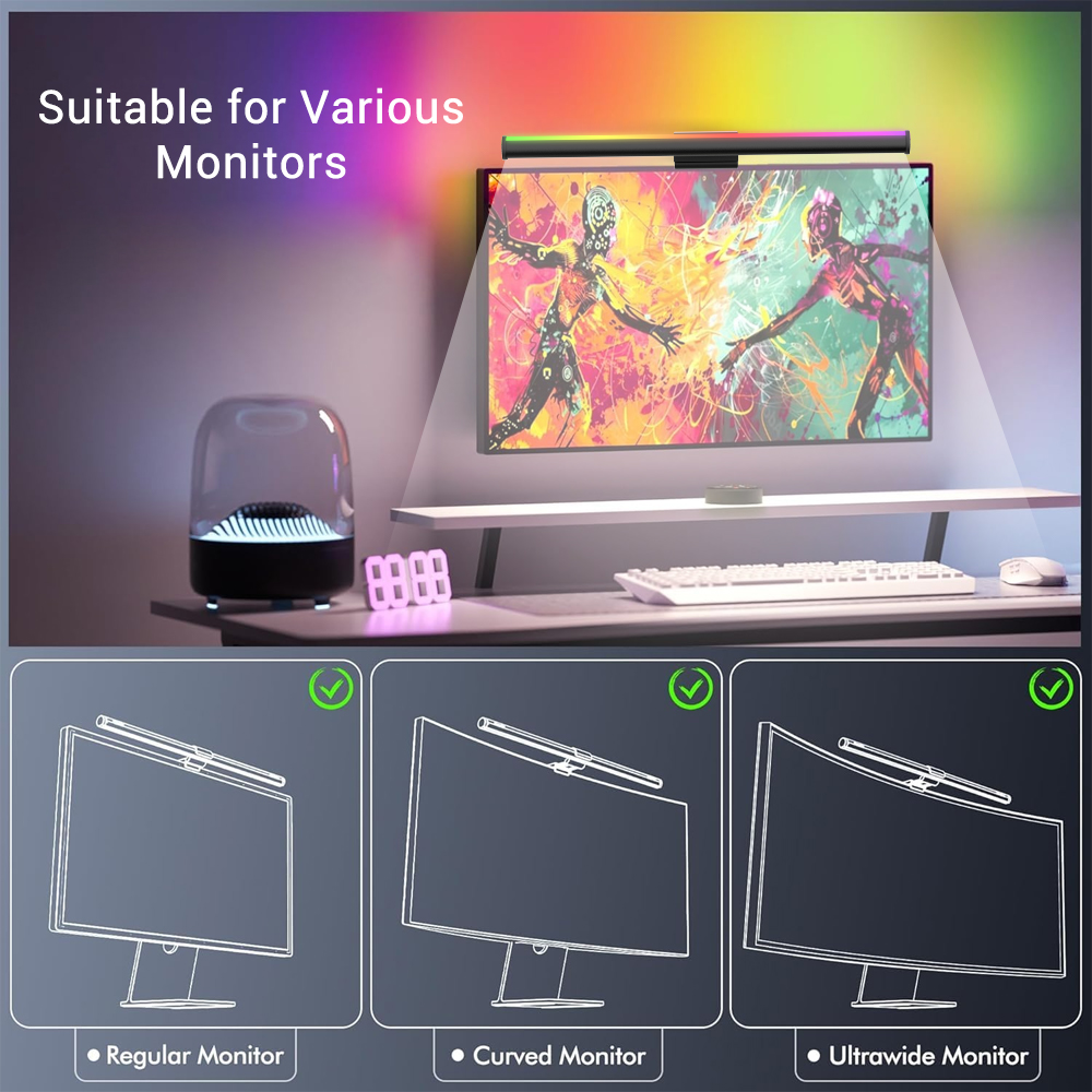Barra Luminosa Wi-Fi per Monit - Desk Setup Rgb recensione e prezzo