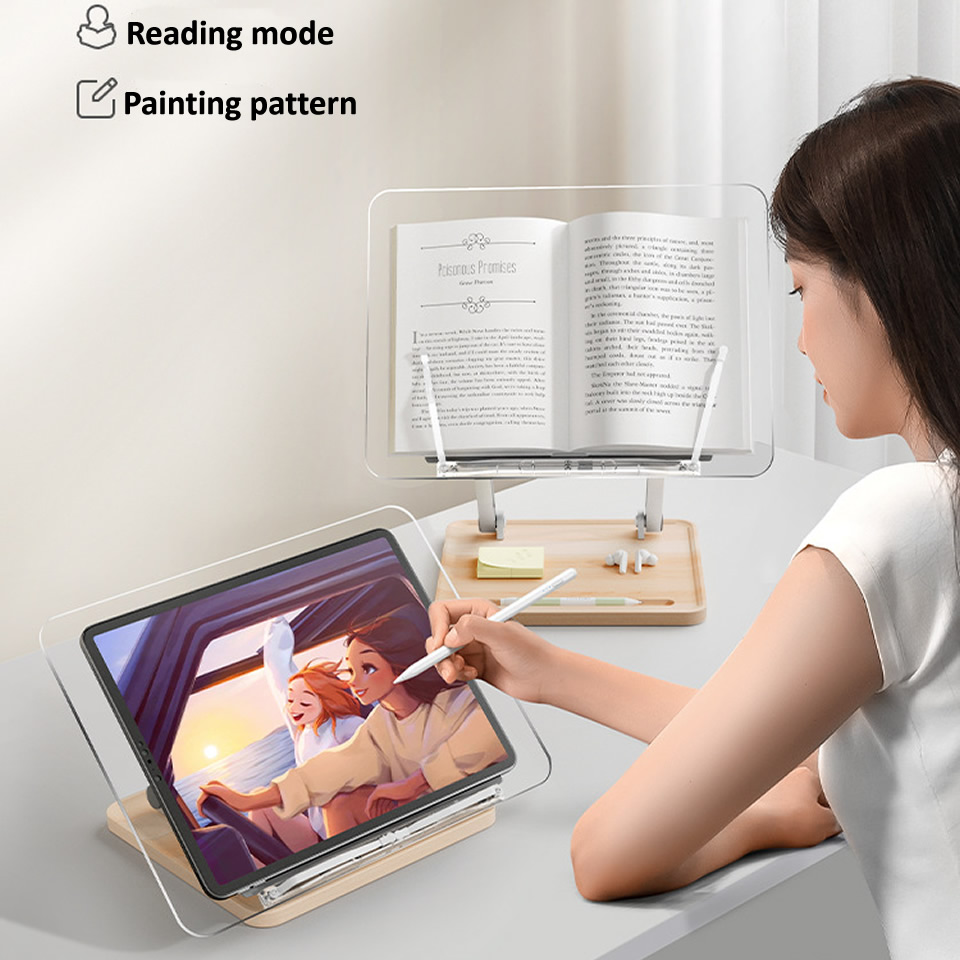Supporto da Lettura in Legno c - Desk Setup Wood recensione e prezzo