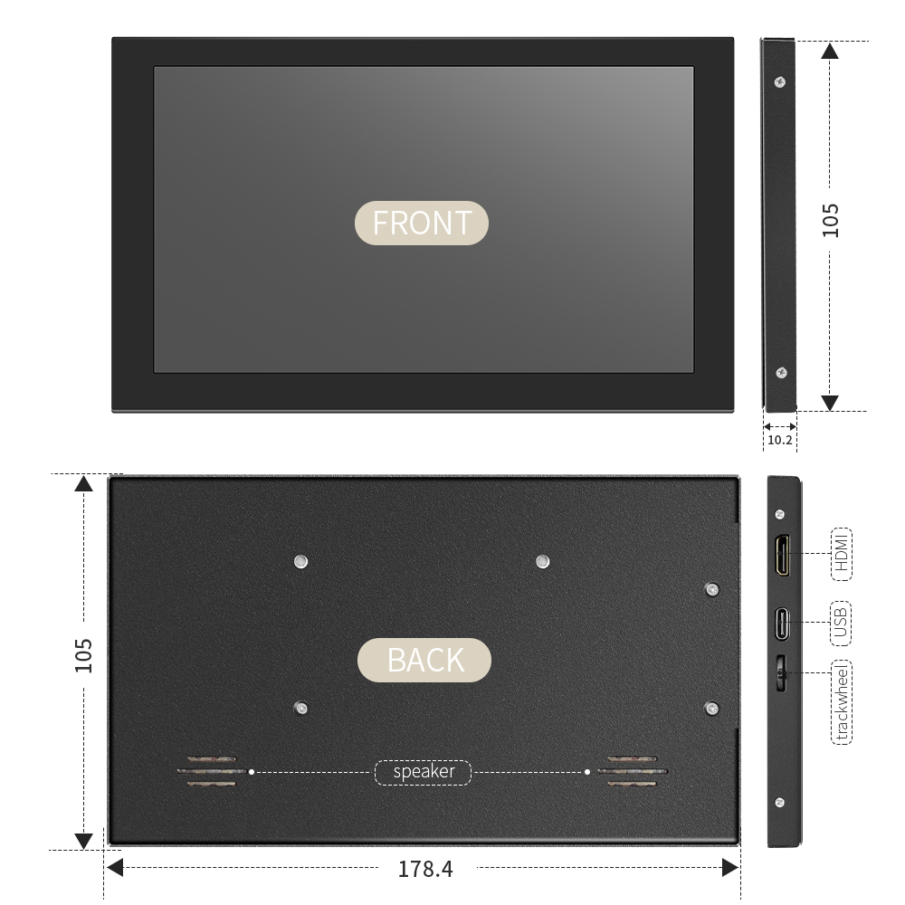 Monitor Gaming LCD Touchscreen - Desk Setup Speakers recensione e prezzo
