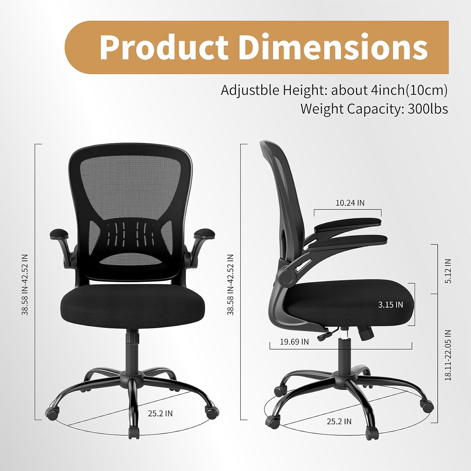 Set di 10 sedie da ufficio, se - Desk Setup Height recensione e prezzo