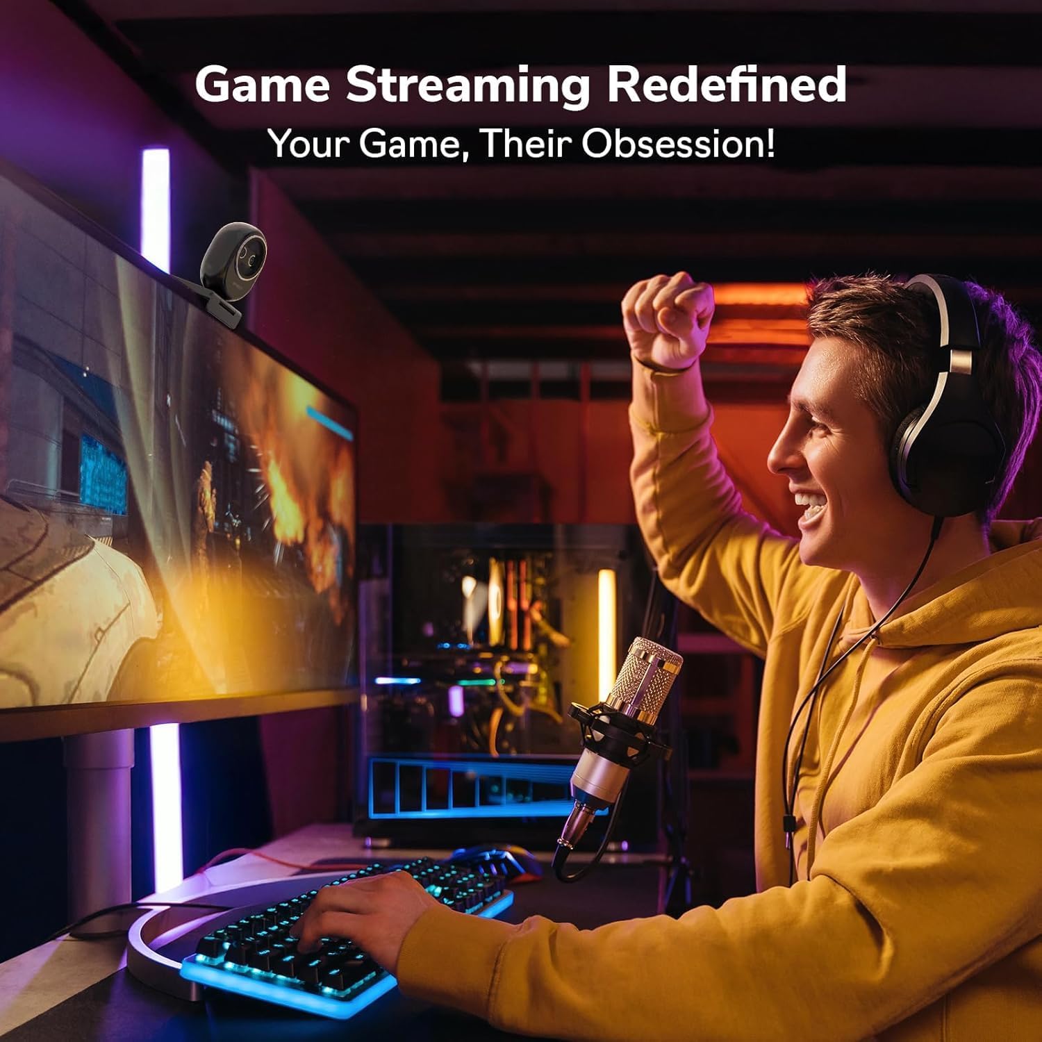 Webcam 4K EMEET con Doppia Fot - Desk Setup Streaming recensione e prezzo