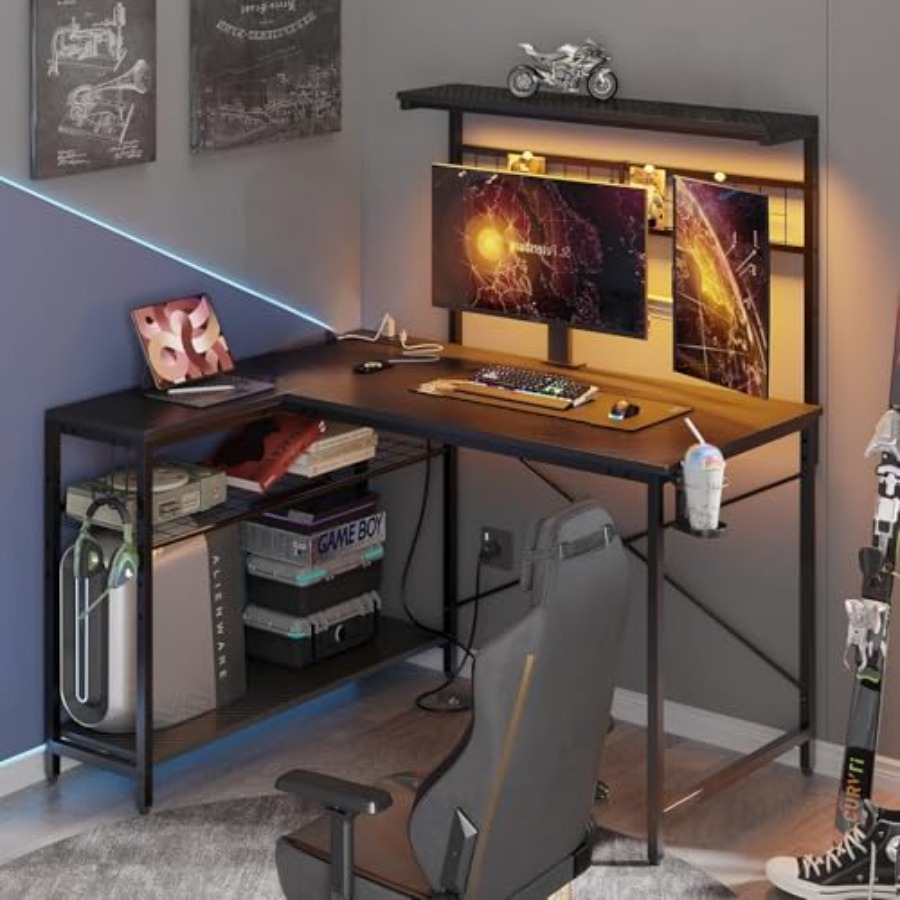 Scrivania da gaming da 42 L co - Desk Setup L Shaped recensione e prezzo