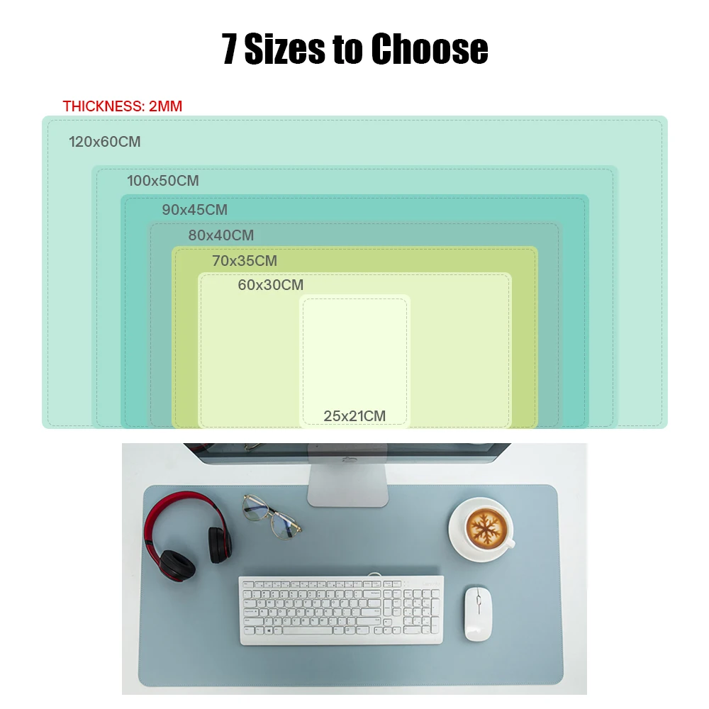 tappetino per mouse Tappetino  - Desk Pad Leather Large recensione e prezzo